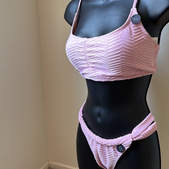 Cotton On Pastel Pink Textured Bikini - Picture 8 of 8